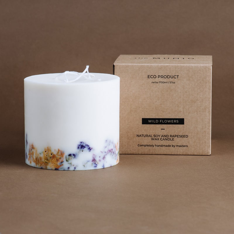 the MUNIO Soy Wax Large Candle