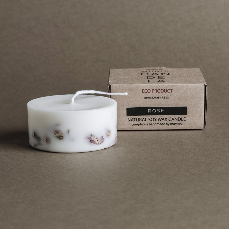 the MUNIO Soy Wax Mini  Candle